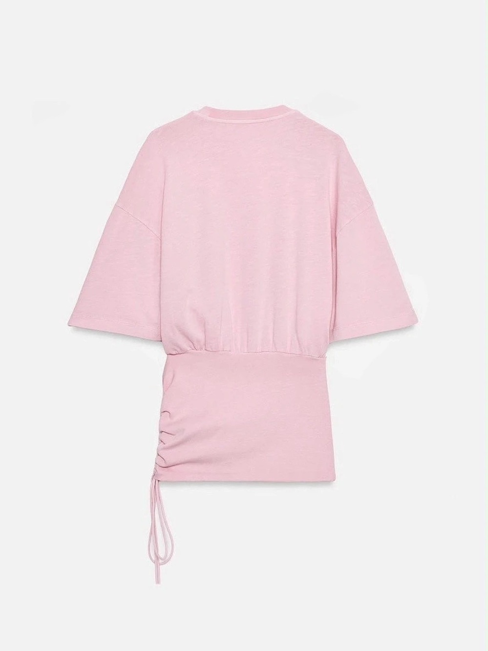 Zara Pink top with tie detail #cropped #tiedetail